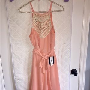Peach Summer Dress